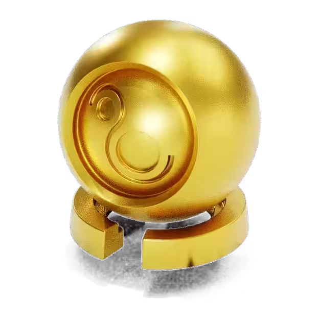 BAM-0292 MATTE GOLD